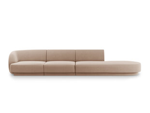 Dīvāns Micadoni Home Miley right, 302x85x74 cm, smilškrāsas цена и информация | Диваны | 220.lv
