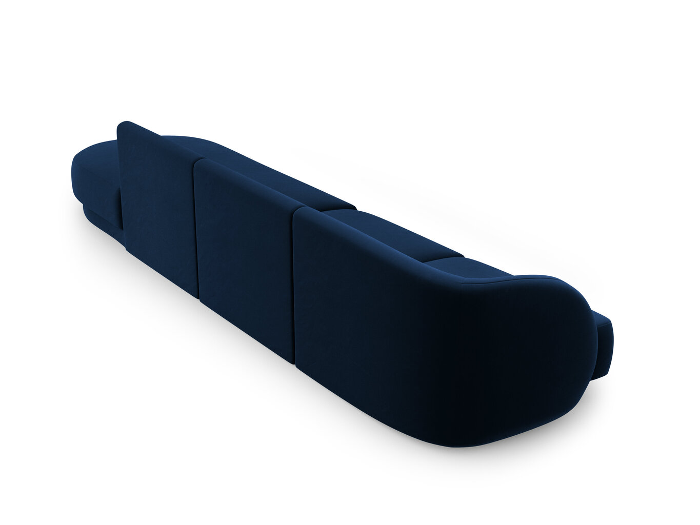 Dīvāns Micadoni Home Miley right, 302x85x74 cm, zils cena un informācija | Dīvāni | 220.lv