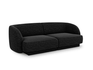 Dīvāns Micadoni Home Miley 184x85x74 cm, melns cena un informācija | Dīvāni | 220.lv