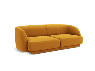 Dīvāns Micadoni Home Miley 184x85x74 cm, dzeltens cena un informācija | Dīvāni | 220.lv