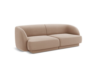 Dīvāns Micadoni Home Miley 184x85x74 cm, brūns cena un informācija | Dīvāni | 220.lv