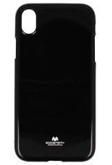 Mercury i-Jelly Back Прочный Силиконовый Чехол для Apple iPhone XR Черный цена и информация | Чехлы для телефонов | 220.lv