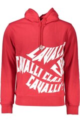 Cavalli Class džemperis vīriešiem QXT65A-CF062, sarkans cena un informācija | Vīriešu jakas | 220.lv