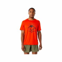 Футболка с коротким рукавом мужская Asics FUJITRAIL Оранжевый цена и информация | Мужская спортивная одежда | 220.lv