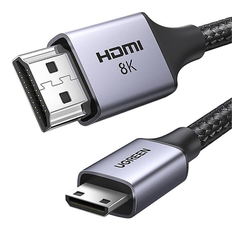 Ugreen mini HDMI - HDMI, 2 m цена и информация | Kabeļi un vadi | 220.lv