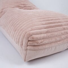 Sežammaiss FJORD 130x80x20/70cm, gaiši roza цена и информация | Кресла-мешки и пуфы | 220.lv