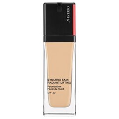 База под макияж Shiseido Synchro Skin Radiant Lifting Foundation SPF 30, 30 мл цена и информация | Пудры, базы под макияж | 220.lv