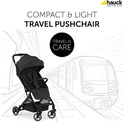 Hauck rati Travel N Care, Black cena un informācija | Bērnu rati | 220.lv