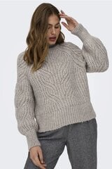 Only džemperis sievietēm, pelēks cena un informācija | Sieviešu džemperi | 220.lv