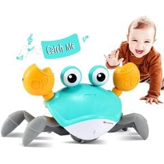 Interaktīvais krabja mazulis ar skaņu Goapa, zaļš cena un informācija | Attīstošās rotaļlietas | 220.lv
