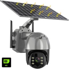 Videonovērošanas kamera ar SIM karti un saules paneli Goapa, 4G cena un informācija | Novērošanas kameras | 220.lv