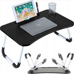 Складной компьютерный стол для ноутбука и планшетного компьютера цена и информация | Компьютерные, письменные столы | 220.lv
