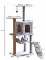 5 līmeņu kaķu skrāpis ar atpūtas vietām, 138cm cena un informācija | Kaķu mājas, nagu asināmie | 220.lv