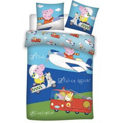 Cūkas Peppa 2 - bērnu gultas piederumi 100 × 135 cm. цена и информация | Детское постельное бельё | 220.lv