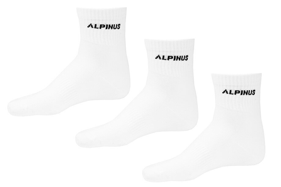 Zeķes unisex Alpinus Alpamayo FL43770, baltas, 3 pāri cena un informācija | Vīriešu zeķes | 220.lv