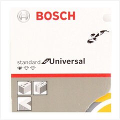 Bosch standarta universāls dimanta griešanas disks 230 mm 2 gab (2x 2608615065) betona turētājs 22,23 mm cena un informācija | Rokas instrumenti | 220.lv