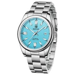 Мужские наручные часы Benyar 5185, серебристо-голубой цена и информация | Мужские часы | 220.lv