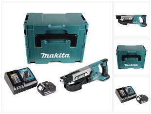 Makita DFR 550 RG1J Akumulatora skrūvgriezis 18 V 25 - 55 mm + 1x Akumulators 6,0 Ah + lādētājs + Makpac cena un informācija | Skrūvgrieži, urbjmašīnas | 220.lv