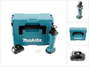 Makita DCO 180 Y1J 18 V Akumulatora ģipškartona griezējs Makpac ar BL 1815 N 1,5 Ah akumulatoru цена и информация | Фрезы | 220.lv