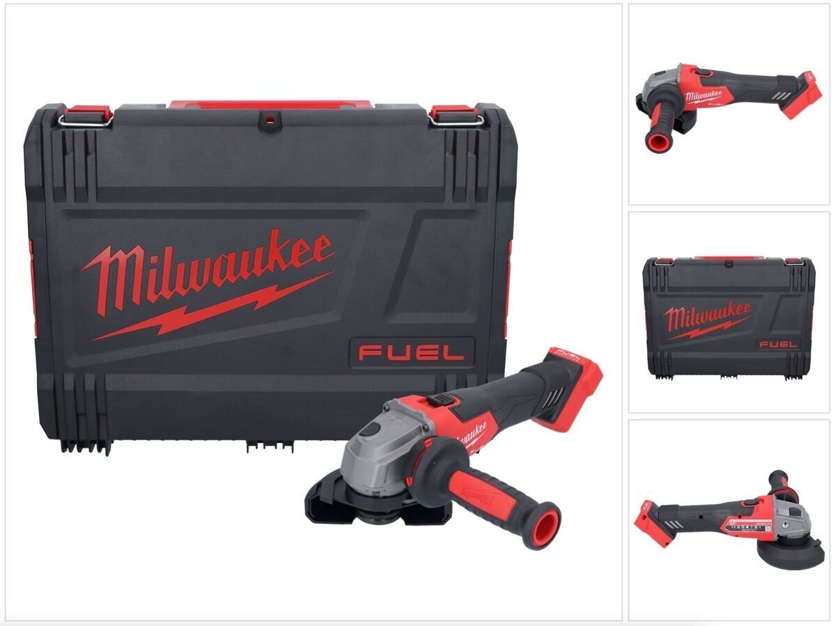 Аккумуляторная угловая шлифовальная машина Milwaukee M18 FSAG115X-0X 18В  без аккумулятора и блока для зарядки цена | 220.lv