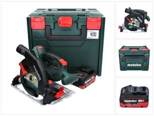 Аккумуляторная дисковая пила Metabo KS 18 LTX 57, 18 В, с аккумулятором, без блока для зарядки цена и информация | Пилы, циркулярные станки | 220.lv