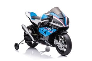 Vienvietīgs elektriskais motocikls bērniem BMW HP4 Race, zils cena un informācija | Bērnu elektroauto | 220.lv