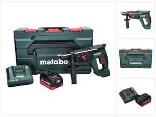 Аккумуляторный комбинированный отбойный молоток Metabo KH 18 LTX 24 18 В, с аккумулятором и блоком для зарядки цена и информация | Перфораторы | 220.lv