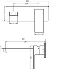 Slēpts izlietnes maisītājs Silla S-1094B цена и информация | Смесители | 220.lv