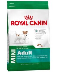 Royal Canin Mini Adult dogs pieaugušiem mazu šķirņu suņiem, ar vistu, 2 kg cena un informācija | Sausā barība suņiem | 220.lv