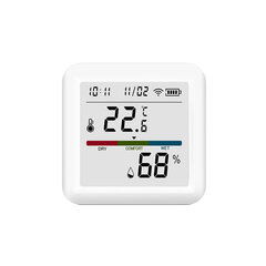 WIFI TUYA temperatūras un mitruma sensors cena un informācija | Drošības sistēmas, kontrolieri | 220.lv