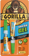 Gorilla клей "Superglue Gel" 2 × 3 г цена и информация | Клей | 220.lv