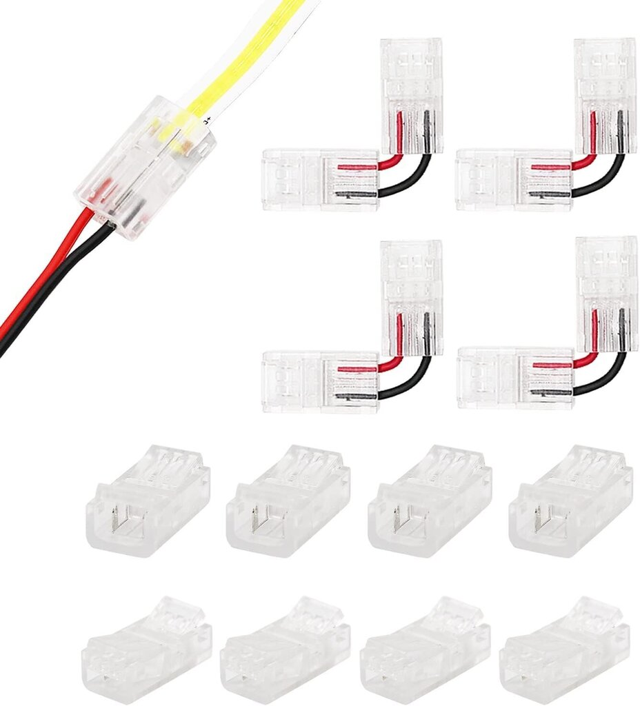 COB LED svītras uz kabeļa savienotāja cena un informācija | LED lentes | 220.lv