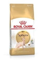 Royal Canin Sphynx Adult Pork sfinksu šķirnes kaķiem, 2 kg cena un informācija | Sausā barība kaķiem | 220.lv