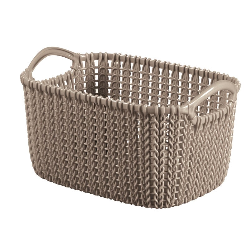 Priekšmetu grozs Curver KNIT, 25x17,5x14 cm cena un informācija | Veļas grozi un mantu uzglabāšanas kastes | 220.lv