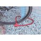 DUNLOP velosipēda slēdzene 18 mm x 80 cm, sarkana cena un informācija | Durvju slēdzenes | 220.lv