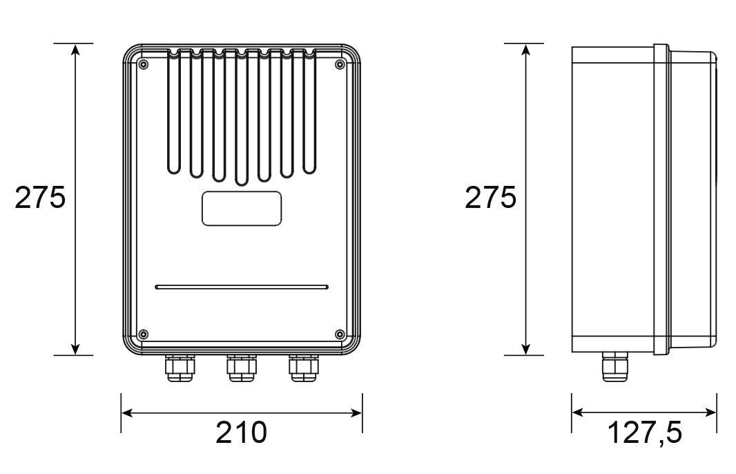 Vārtu automātika Vidos AS350, 275x210x128mm cena un informācija | Vārtu automātika un piederumi | 220.lv