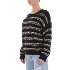 Sieviešu adīts džemperis White Icy, one size, melns cena un informācija | Sieviešu džemperi | 220.lv