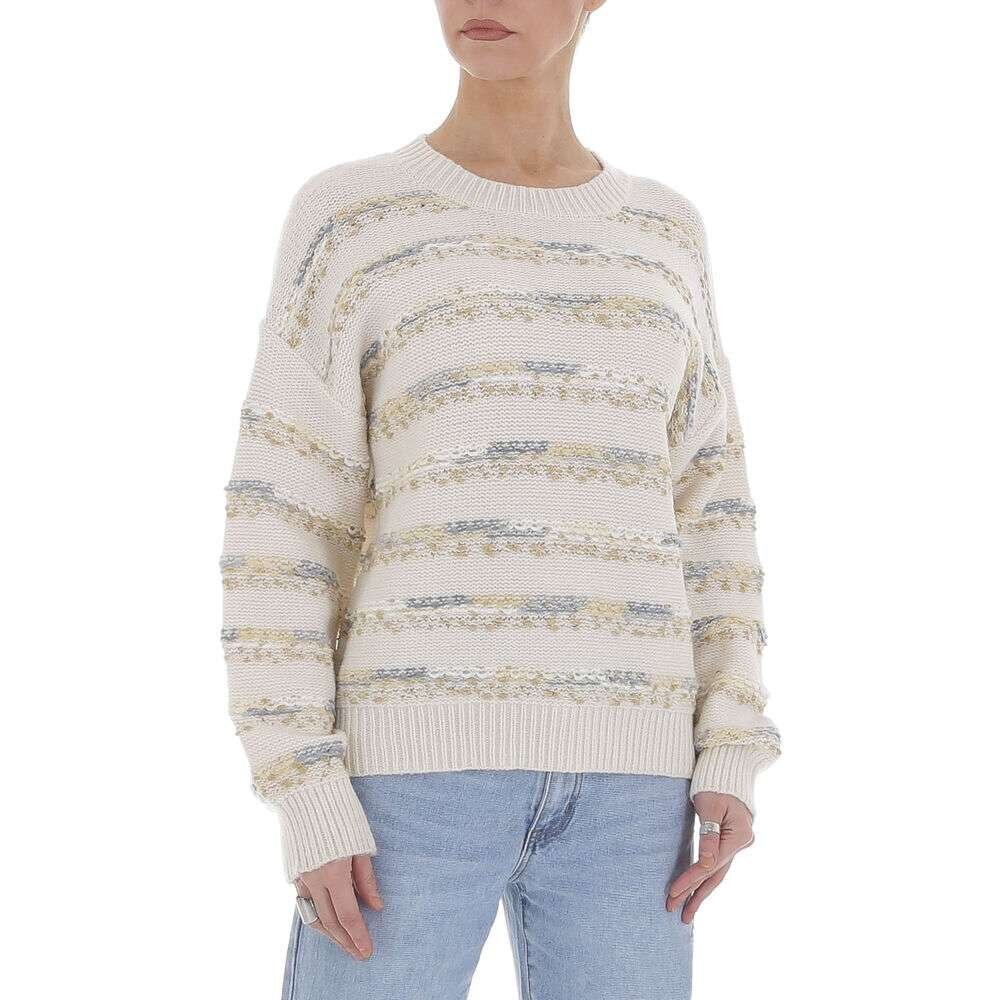Sieviešu adīts džemperis White Icy, one size, balts цена и информация | Sieviešu džemperi | 220.lv