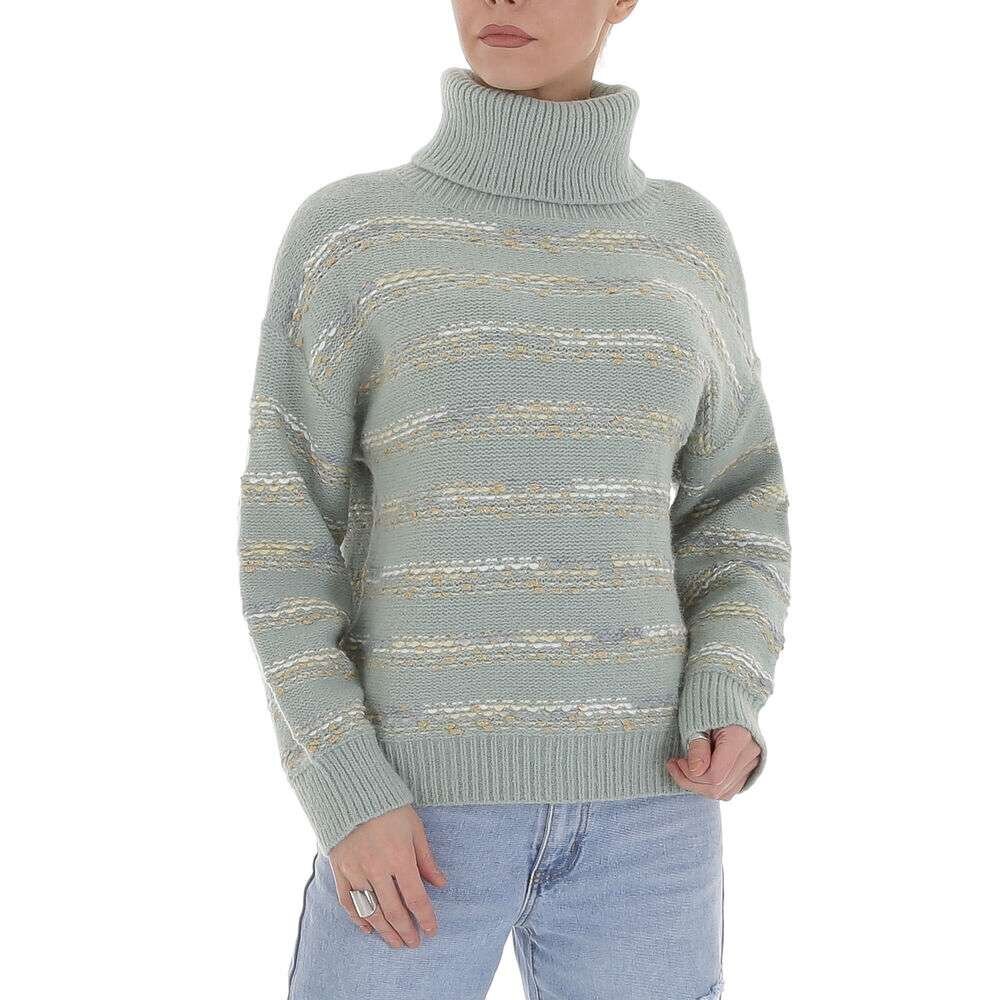 Sieviešu adīts džemperis White Icy, one size, gaiši zaļš цена и информация | Sieviešu džemperi | 220.lv