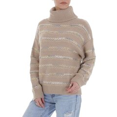 Sieviešu adīts džemperis White Icy, one size, krēmkrrāsā цена и информация | Женские кофты | 220.lv