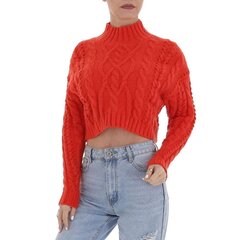 Sieviešu adīts džemperis White Icy, one size, oranžs cena un informācija | Sieviešu džemperi | 220.lv