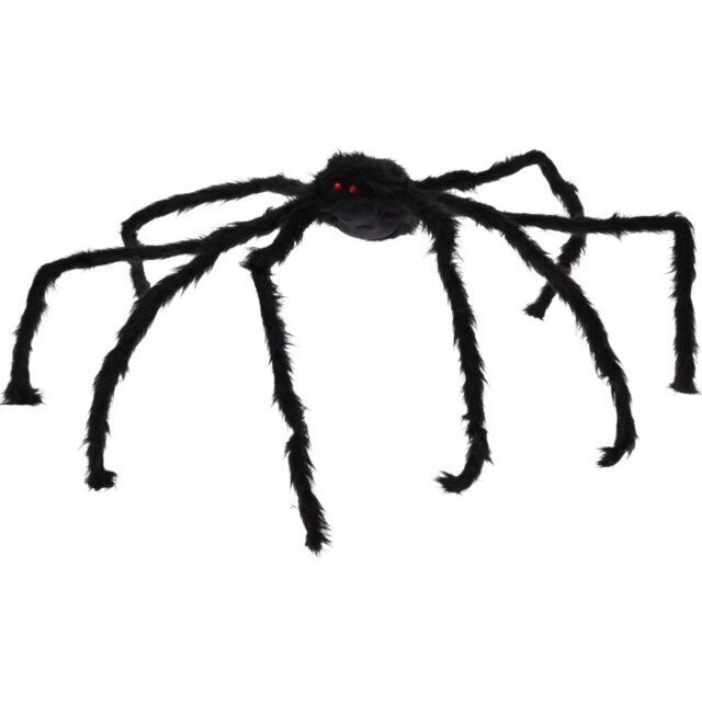 Halovīna dekorācija Zirneklis, 150 cm, melns cena un informācija | Svētku dekorācijas | 220.lv