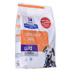 Hill's Prescription Diet Canine u/d Urinary Care suņiem ar zobakmeņu problēmām, 4 kg цена и информация | Сухой корм для собак | 220.lv