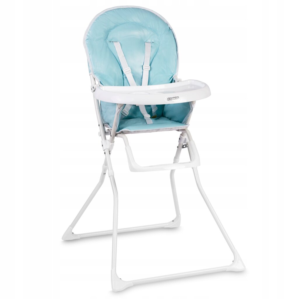 Bērnu barošanas krēsls Fando, balts un zils cena un informācija | Barošanas krēsli | 220.lv