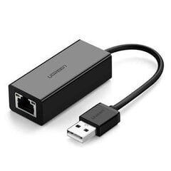 Network adapter UGREEN CR110 USB to RJ45 (black) цена и информация | Адаптеры и USB разветвители | 220.lv