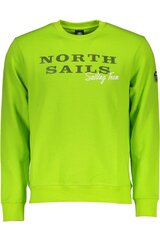 Свитер мужской North Sails, зеленый цена и информация | Мужские толстовки | 220.lv