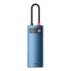 Baseus Metal Gleam HUB 6in1 цена и информация | Адаптеры и USB разветвители | 220.lv