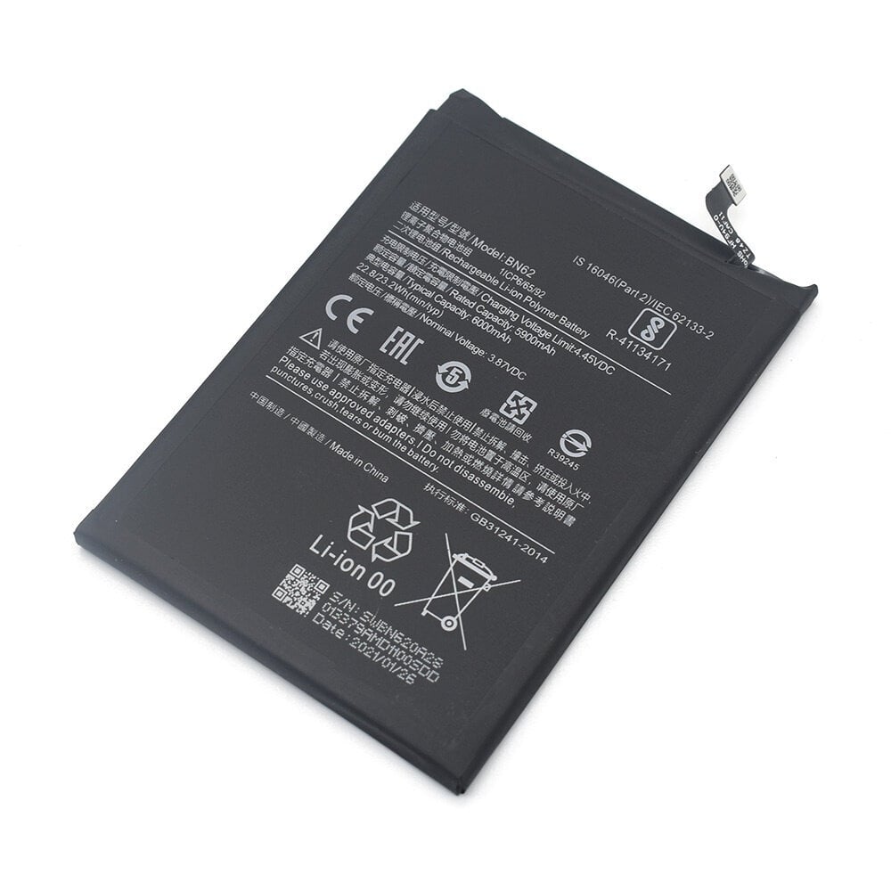 OEM BN62 Akumulators Xiaomi Redmi 9T, Redmi Note 9, Poco M3 cena un informācija | Akumulatori mobilajiem telefoniem | 220.lv