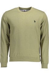 Džemperis vīriešiem U.S. Polo, zaļš cena un informācija | Vīriešu jakas | 220.lv