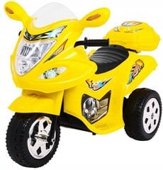Vienvietīgs bērnu elektromotocikls Yamaha, dzeltens cena un informācija | Bērnu elektroauto | 220.lv